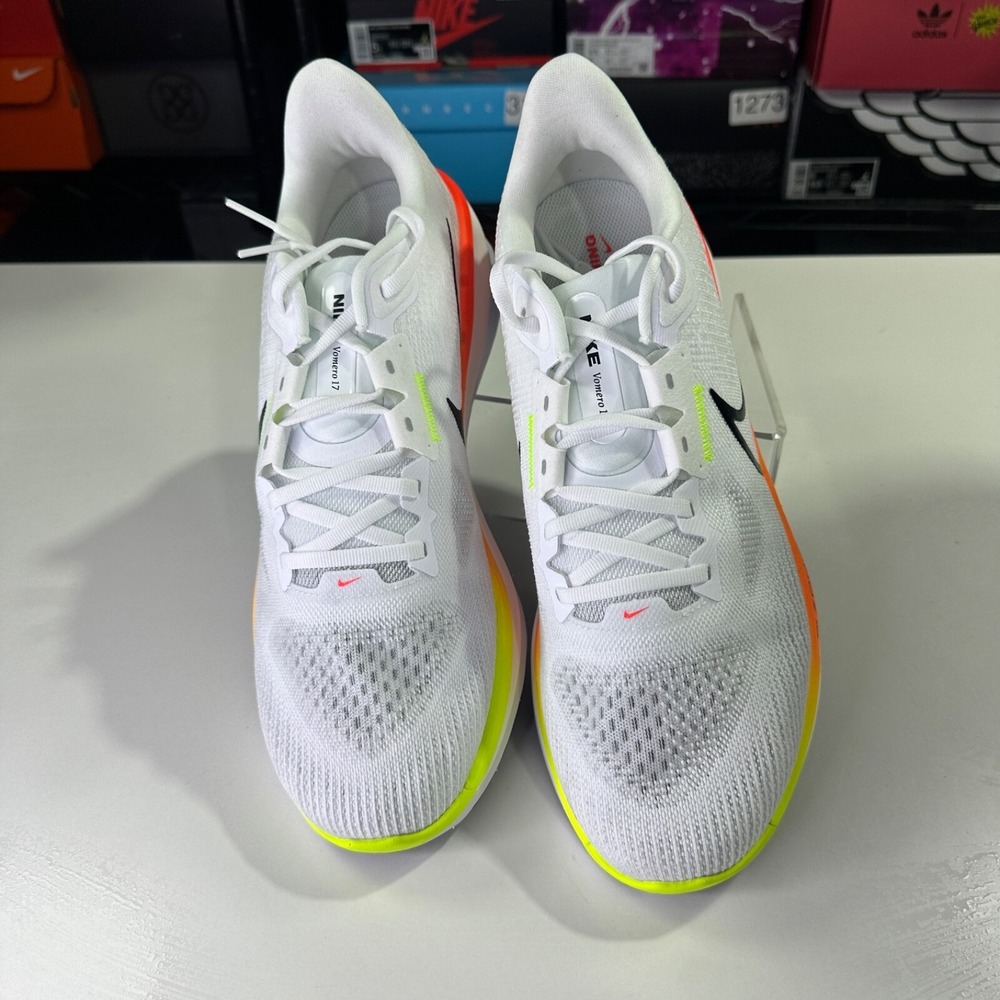 Nike Air Zoom Vomero 17 Running Mens Size 14 White Crimson Volt HF4914-100 Shoes - Picture 4 of 5